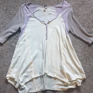 Free People Quarter Sleeve